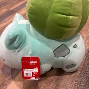 Pokemon Bulbasaur Plush Toy - Green and Blue